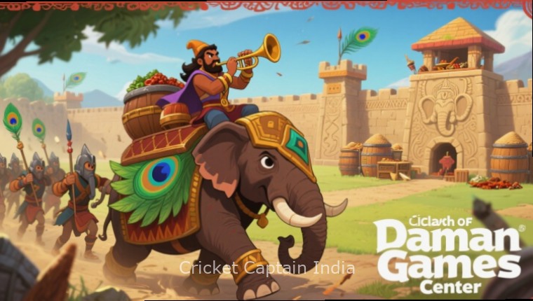 Cricket Power Hits India - Action Packed Gameplay Cricket Power Hits India action shot of a batsman hitting a powerful six