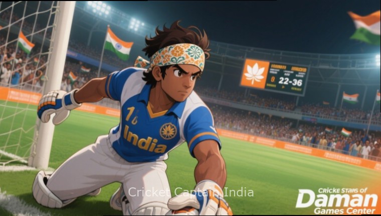 Cricket Power Hits India - Authentic Stadiums Cricket Power Hits India stadium view with realistic crowd and lighting